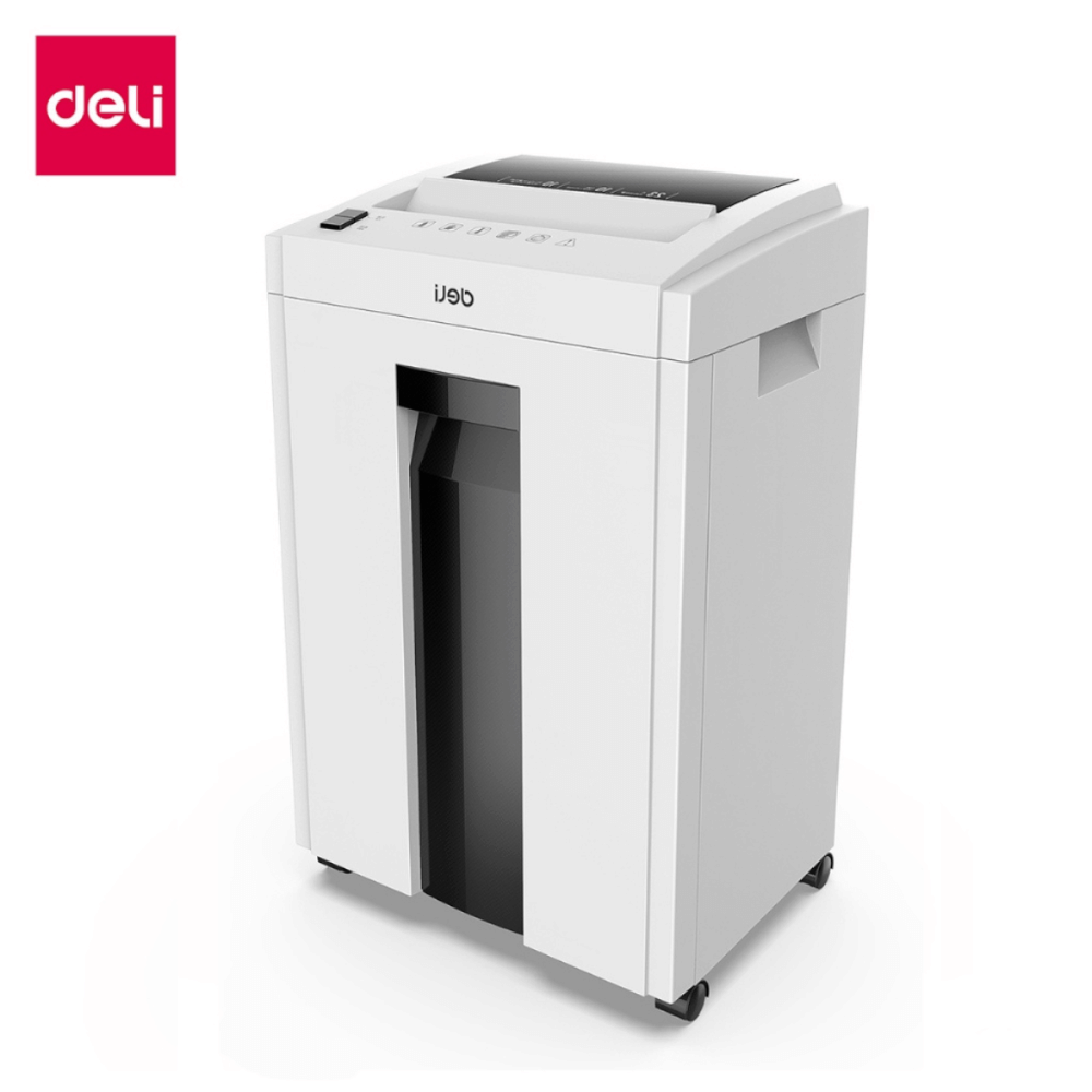 เครื่องทำลายเอกสารอัตโนมัติ 23ลิตร DELI E9952-WH-01 สีขาว